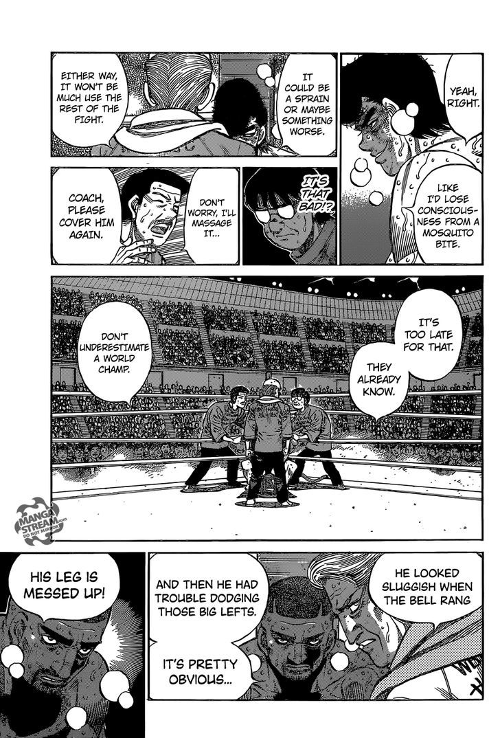 Hajime no Ippo Chapter 1114 page 4 - Chapter 1114 : Willpower Infusion