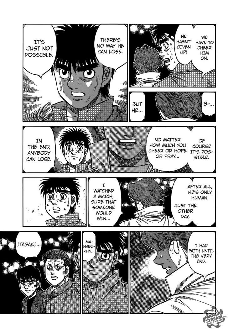 Hajime no Ippo Chapter 1116 page 7 - Chapter 1116 : The Hawk's Dream