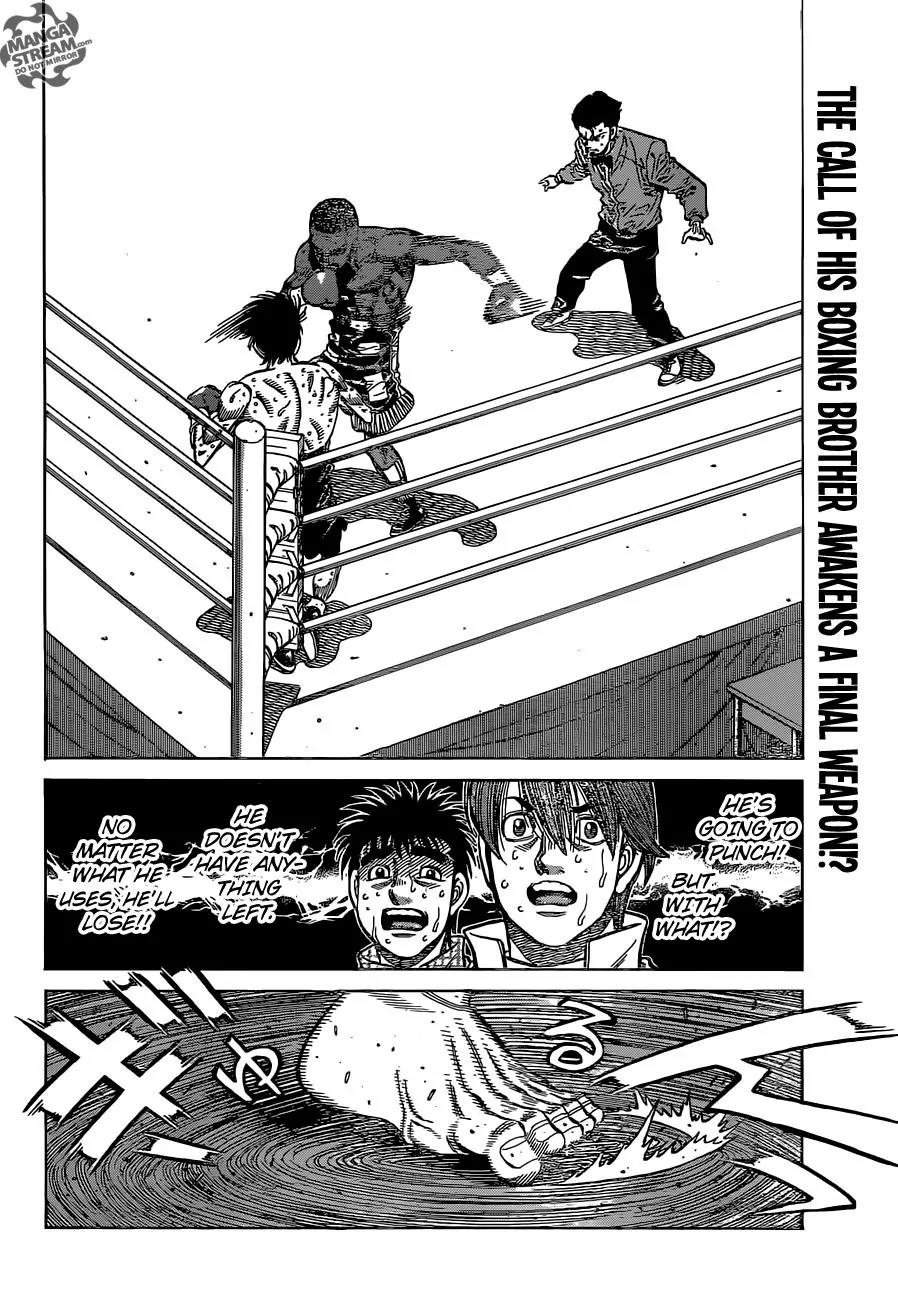 Hajime no Ippo Chapter 1118 page 13 - Chapter 1118 : Calling To The Hawk