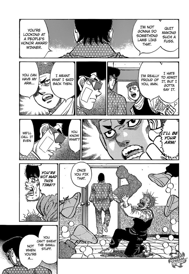 Hajime no Ippo Chapter 1122.2 page 12 - Chapter 1122 v2 : Glory Rains Upon the Hawk