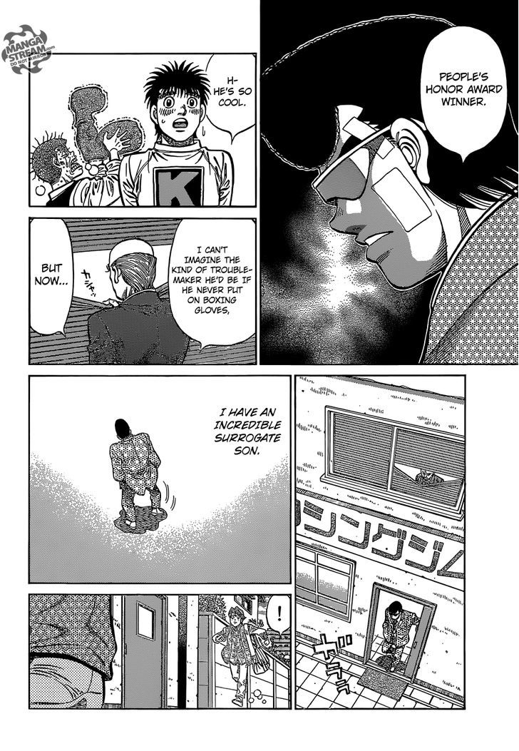 Hajime no Ippo Chapter 1122.2 page 13 - Chapter 1122 v2 : Glory Rains Upon the Hawk