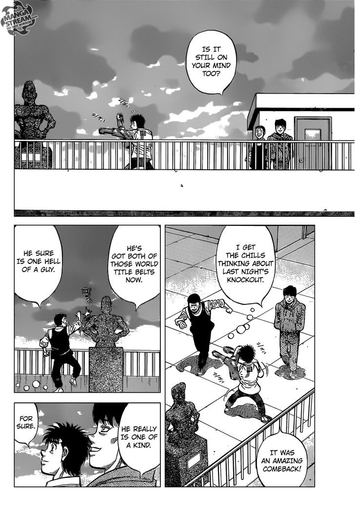 Hajime no Ippo Chapter 1122.2 page 3 - Chapter 1122 v2 : Glory Rains Upon the Hawk