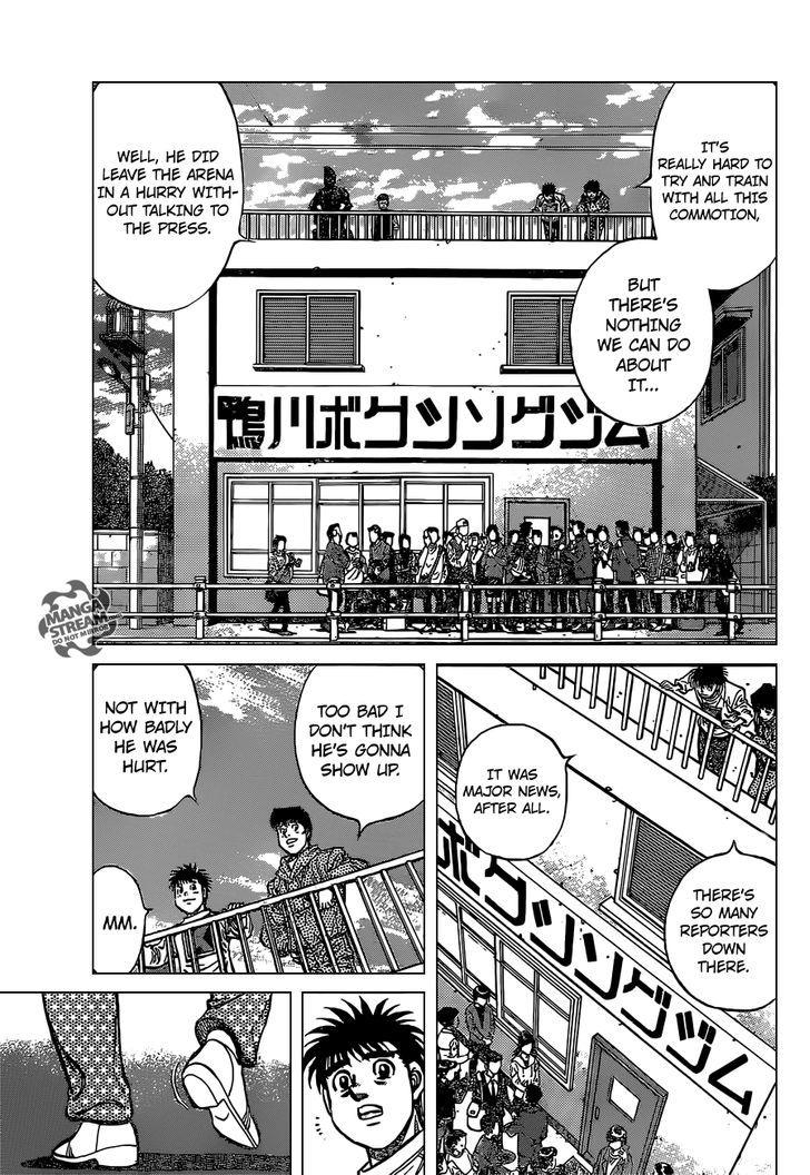 Hajime no Ippo Chapter 1122.2 page 4 - Chapter 1122 v2 : Glory Rains Upon the Hawk