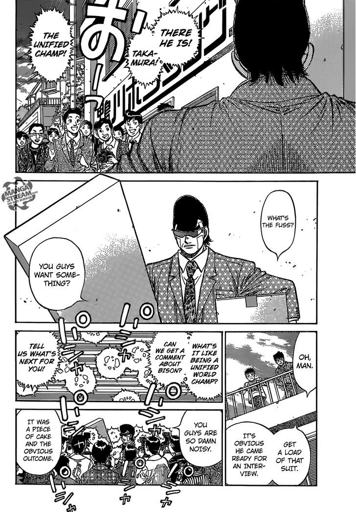 Hajime no Ippo Chapter 1122.2 page 5 - Chapter 1122 v2 : Glory Rains Upon the Hawk