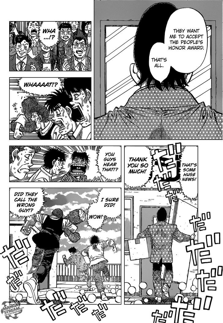 Hajime no Ippo Chapter 1122.2 page 7 - Chapter 1122 v2 : Glory Rains Upon the Hawk