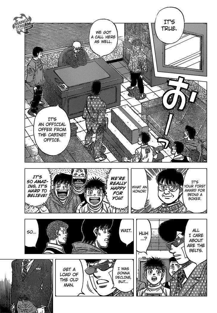Hajime no Ippo Chapter 1122.2 page 8 - Chapter 1122 v2 : Glory Rains Upon the Hawk