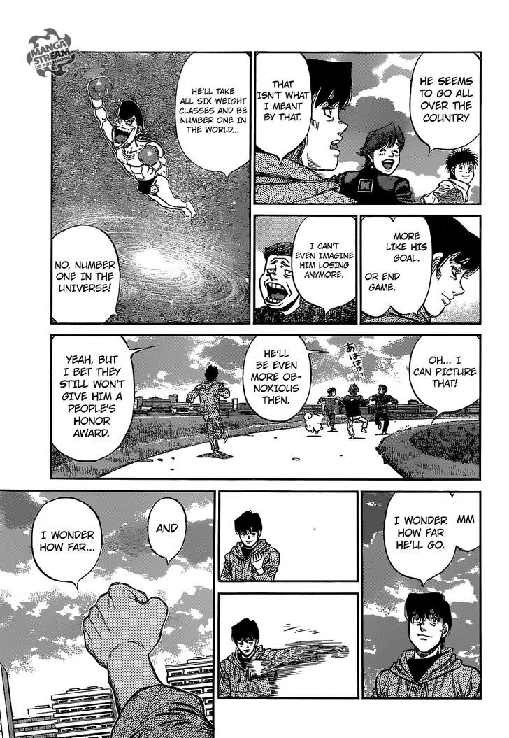 Hajime no Ippo Chapter 1123.2 page 12 - Chapter 1123 v2 : Impressions and Premonitions