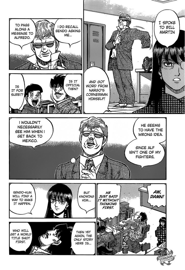 Hajime no Ippo Chapter 1123.2 page 6 - Chapter 1123 v2 : Impressions and Premonitions