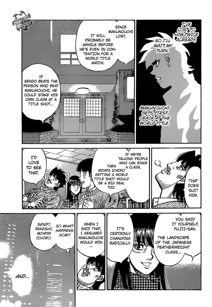 Hajime no Ippo Chapter 1123.2 page 7 - Chapter 1123 v2 : Impressions and Premonitions