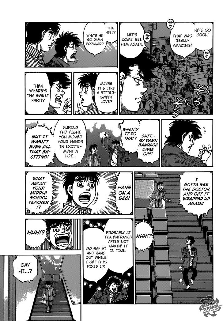 Hajime no Ippo Chapter 1127 page 11 - Chapter 1127 : Beyond the Lightning God's Gaze