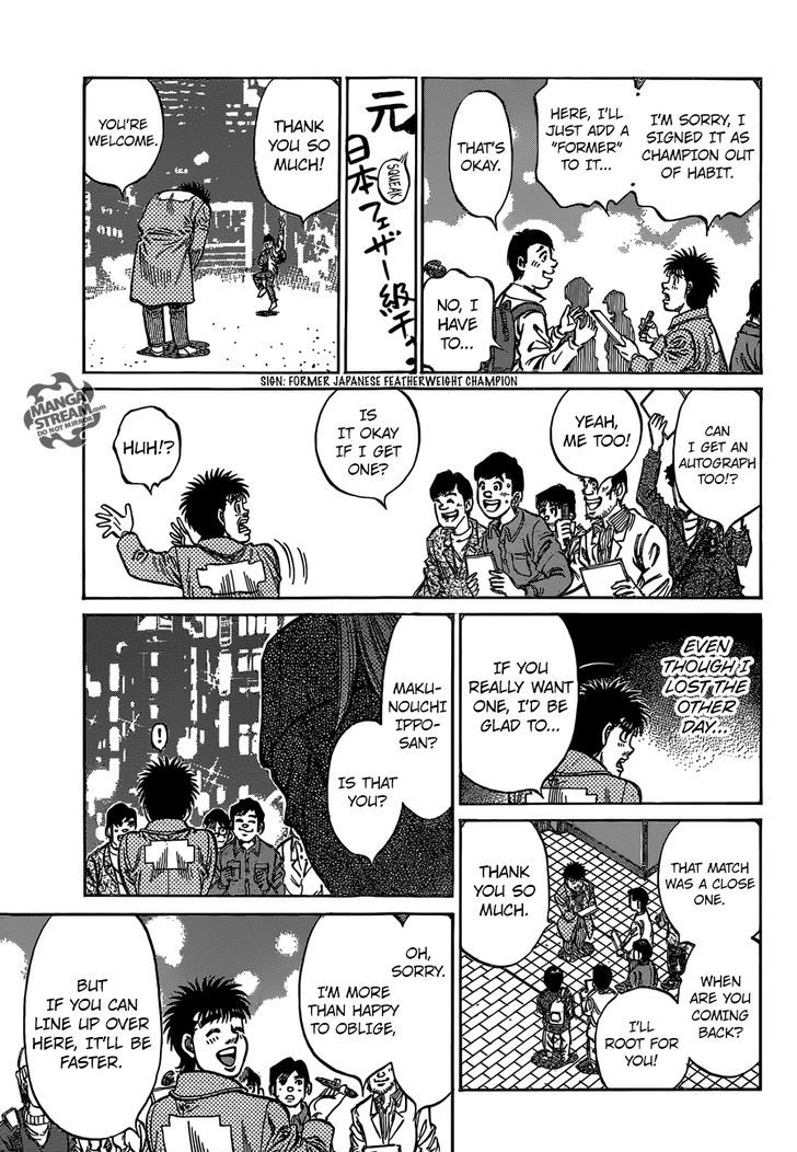 Hajime no Ippo Chapter 1127 page 13 - Chapter 1127 : Beyond the Lightning God's Gaze