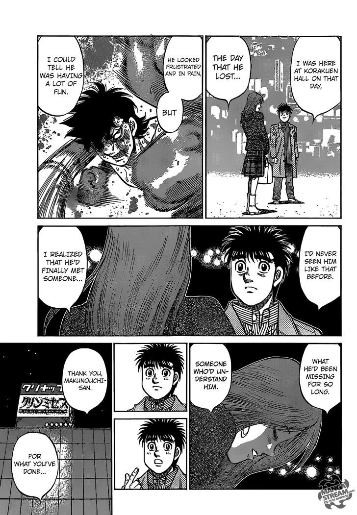 Hajime no Ippo Chapter 1127 page 17 - Chapter 1127 : Beyond the Lightning God's Gaze