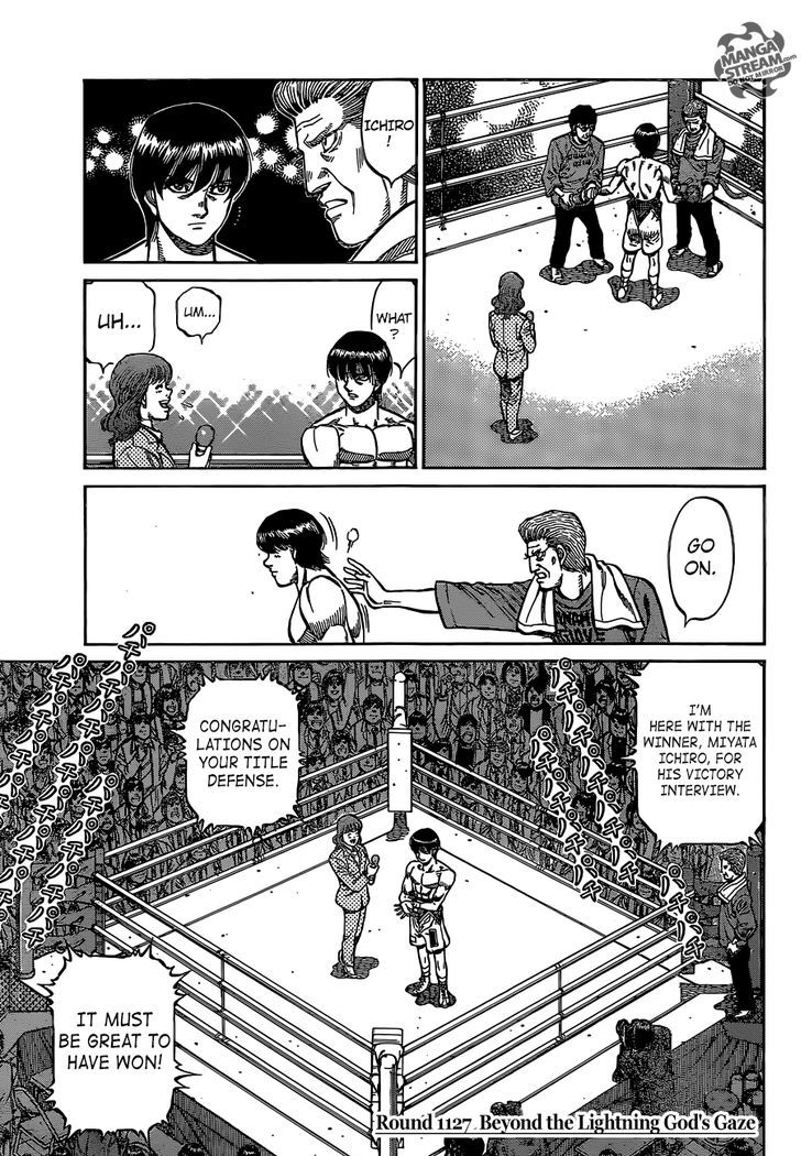 Hajime no Ippo Chapter 1127 page 5 - Chapter 1127 : Beyond the Lightning God's Gaze