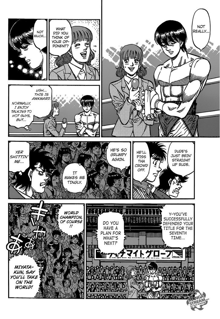 Hajime no Ippo Chapter 1127 page 6 - Chapter 1127 : Beyond the Lightning God's Gaze
