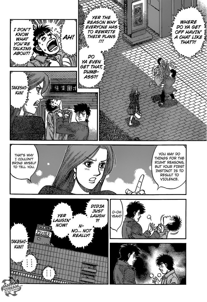 Hajime no Ippo Chapter 1128 page 15 - Chapter 1128 : Your Life's Script