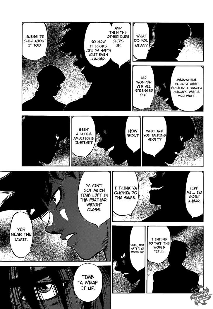 Hajime no Ippo Chapter 1128 page 6 - Chapter 1128 : Your Life's Script