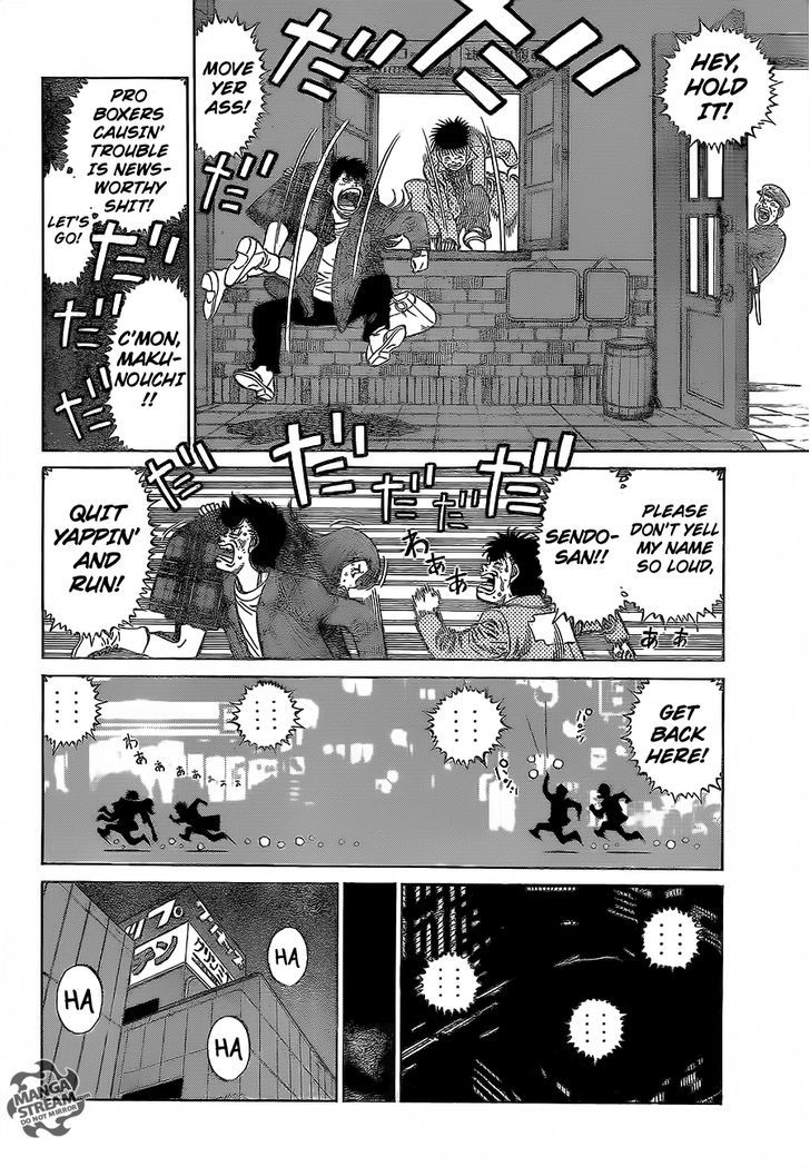 Hajime no Ippo Chapter 1129 page 11 - Chapter 1129 : Wanna Come Live At My Place?