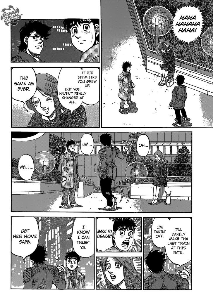 Hajime no Ippo Chapter 1129 page 13 - Chapter 1129 : Wanna Come Live At My Place?