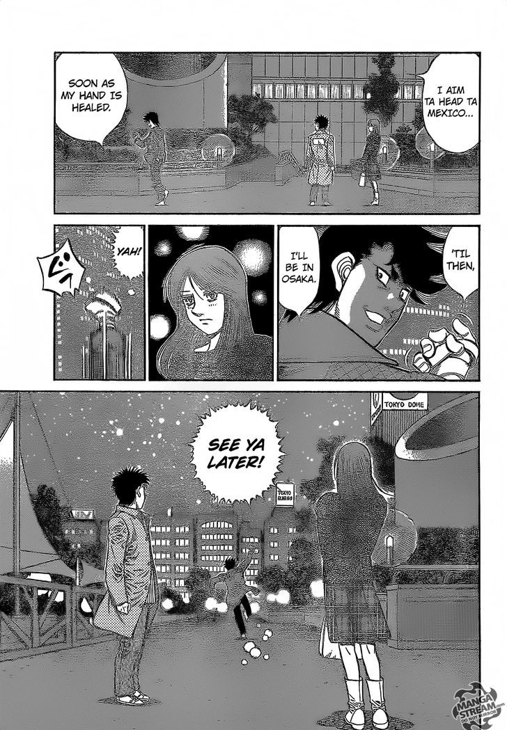Hajime no Ippo Chapter 1129 page 14 - Chapter 1129 : Wanna Come Live At My Place?