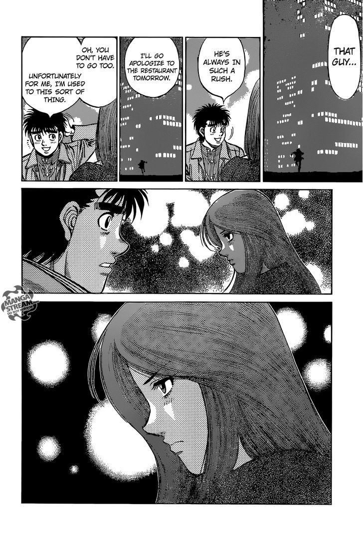 Hajime no Ippo Chapter 1129 page 15 - Chapter 1129 : Wanna Come Live At My Place?