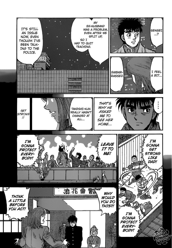 Hajime no Ippo Chapter 1129 page 16 - Chapter 1129 : Wanna Come Live At My Place?