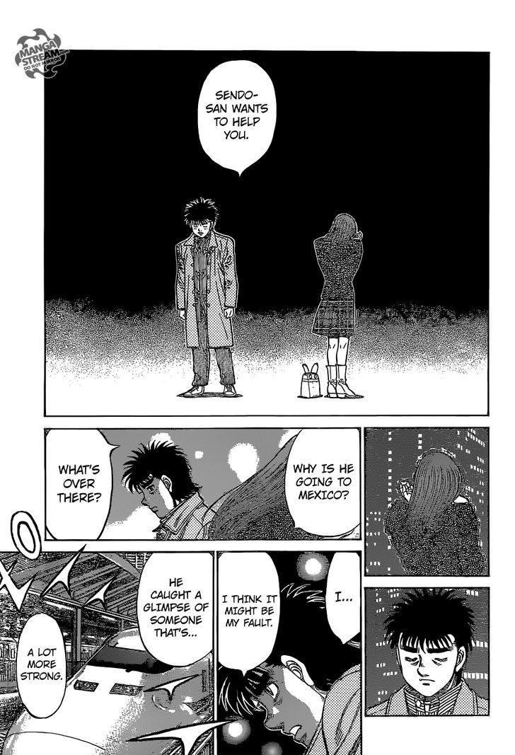 Hajime no Ippo Chapter 1129 page 18 - Chapter 1129 : Wanna Come Live At My Place?