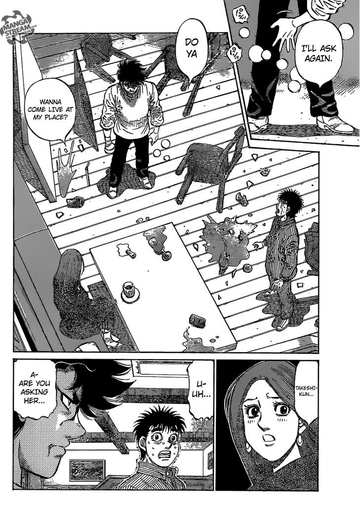 Hajime no Ippo Chapter 1129 page 3 - Chapter 1129 : Wanna Come Live At My Place?