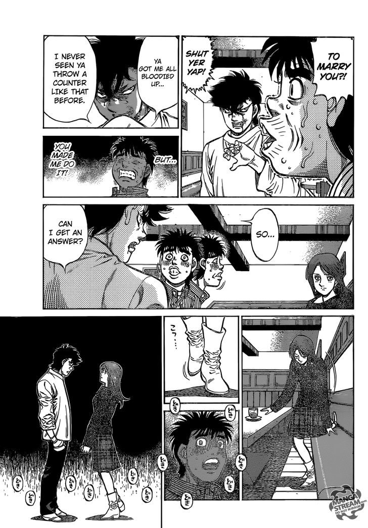 Hajime no Ippo Chapter 1129 page 4 - Chapter 1129 : Wanna Come Live At My Place?