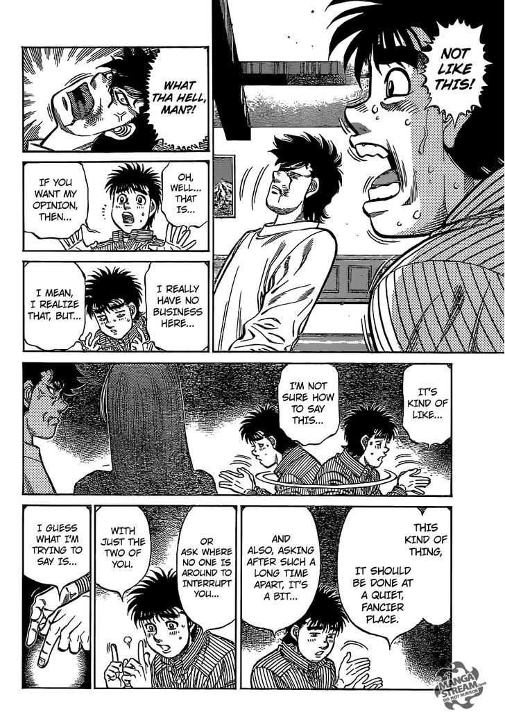 Hajime no Ippo Chapter 1129 page 5 - Chapter 1129 : Wanna Come Live At My Place?