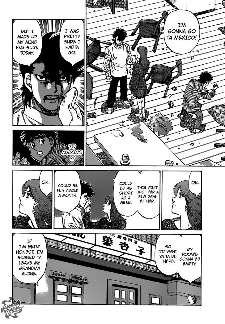 Hajime no Ippo Chapter 1129 page 7 - Chapter 1129 : Wanna Come Live At My Place?