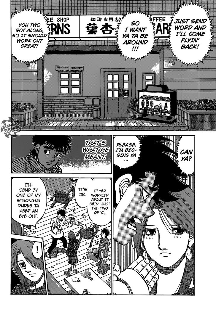 Hajime no Ippo Chapter 1129 page 9 - Chapter 1129 : Wanna Come Live At My Place?