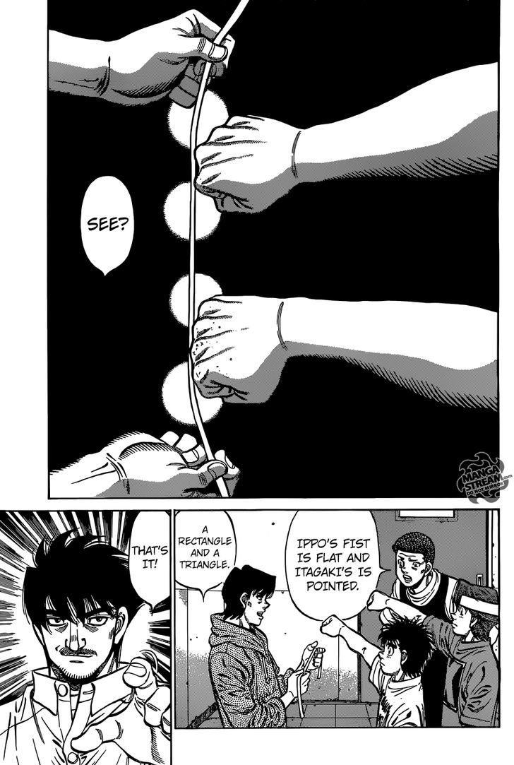 Hajime no Ippo Chapter 1131 page 10 - Chapter 1131 : Shape of a Fist