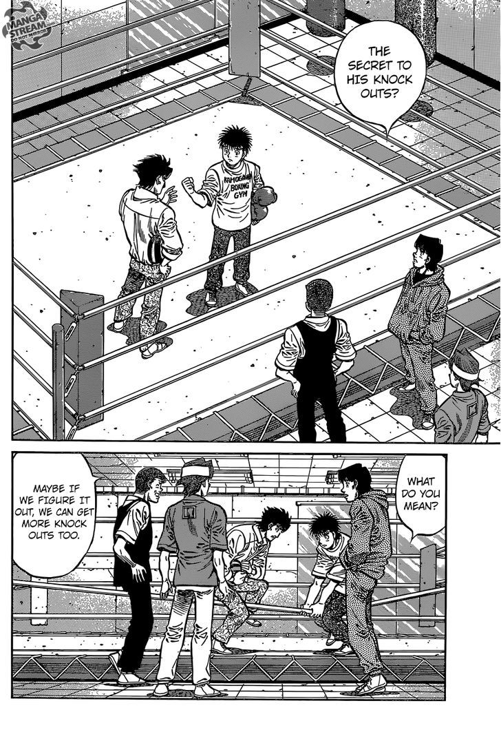 Hajime no Ippo Chapter 1131 page 3 - Chapter 1131 : Shape of a Fist