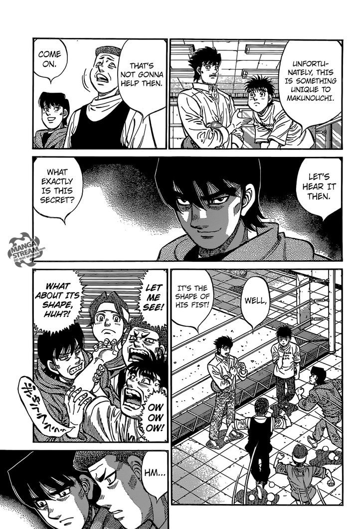 Hajime no Ippo Chapter 1131 page 4 - Chapter 1131 : Shape of a Fist