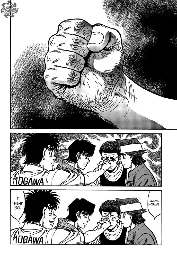 Hajime no Ippo Chapter 1131 page 5 - Chapter 1131 : Shape of a Fist