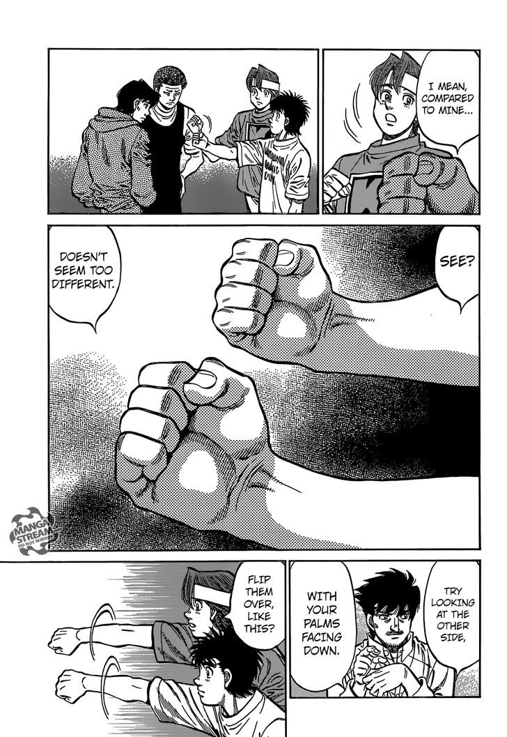Hajime no Ippo Chapter 1131 page 6 - Chapter 1131 : Shape of a Fist