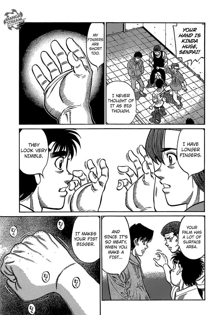 Hajime no Ippo Chapter 1131 page 8 - Chapter 1131 : Shape of a Fist