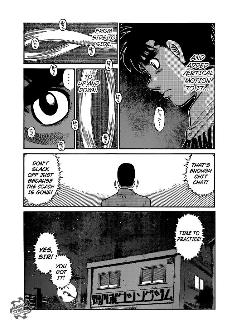 Hajime no Ippo Chapter 1133 page 12 - Chapter 1133 : The Prodigy's Fists