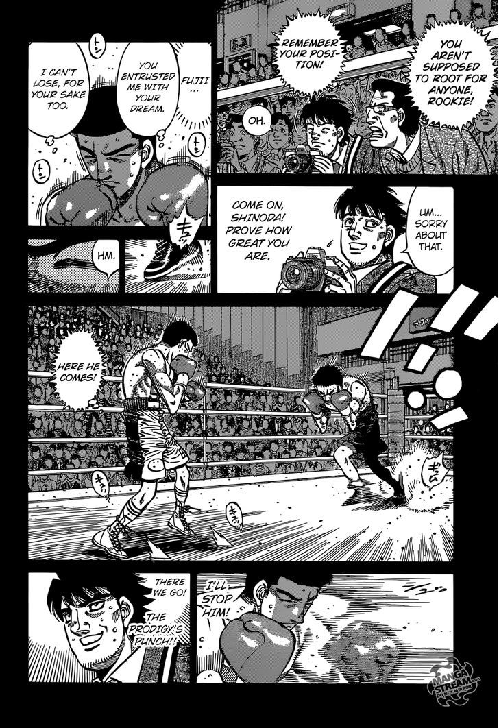 Hajime no Ippo Chapter 1133 page 3 - Chapter 1133 : The Prodigy's Fists