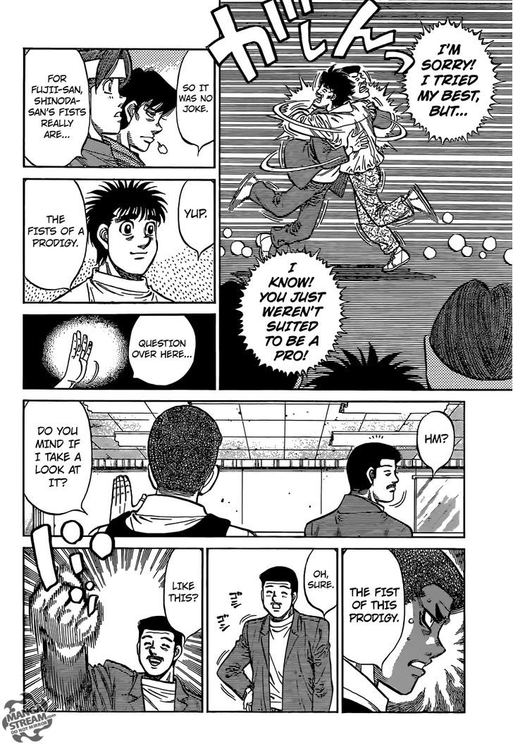 Hajime no Ippo Chapter 1133 page 7 - Chapter 1133 : The Prodigy's Fists