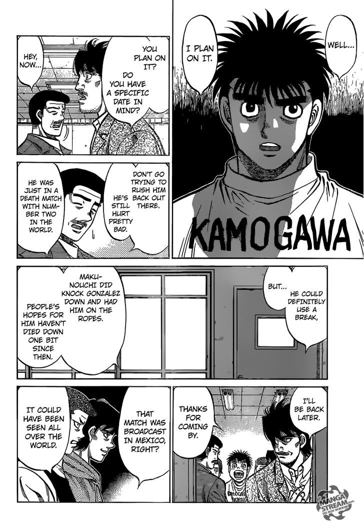 Hajime no Ippo Chapter 1133 page 9 - Chapter 1133 : The Prodigy's Fists
