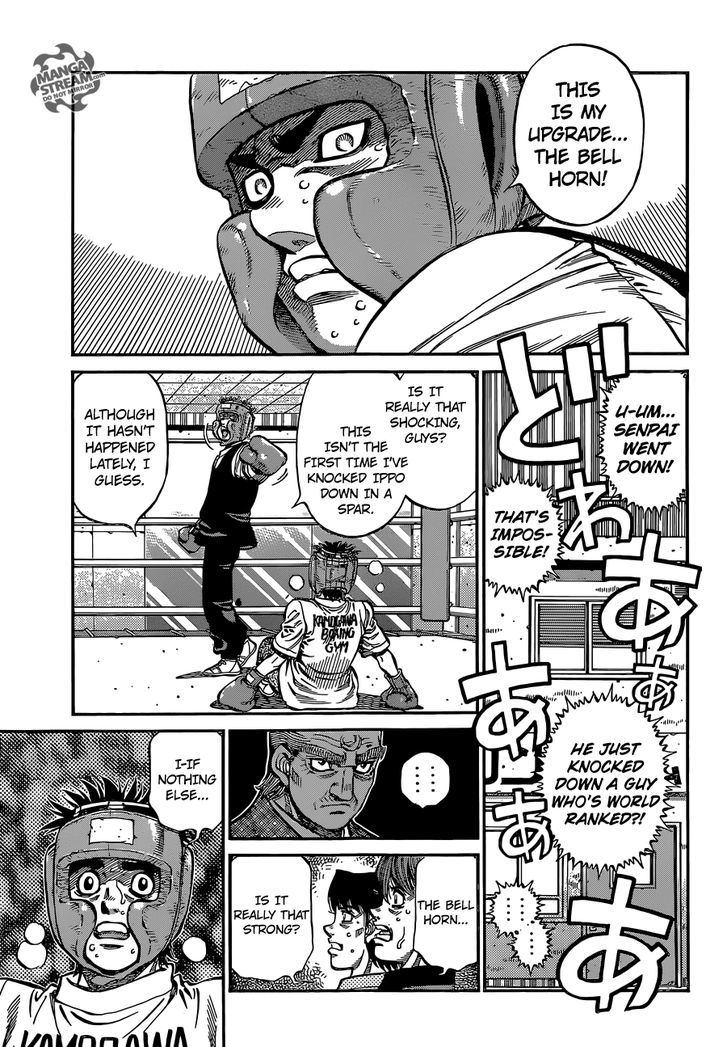 Hajime no Ippo Chapter 1135 page 14 - Chapter 1135 : Bell Horn