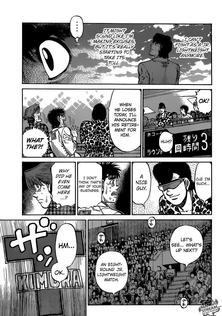 Hajime no Ippo Chapter 1136 page 8 - Chapter 1136 : On the Brink