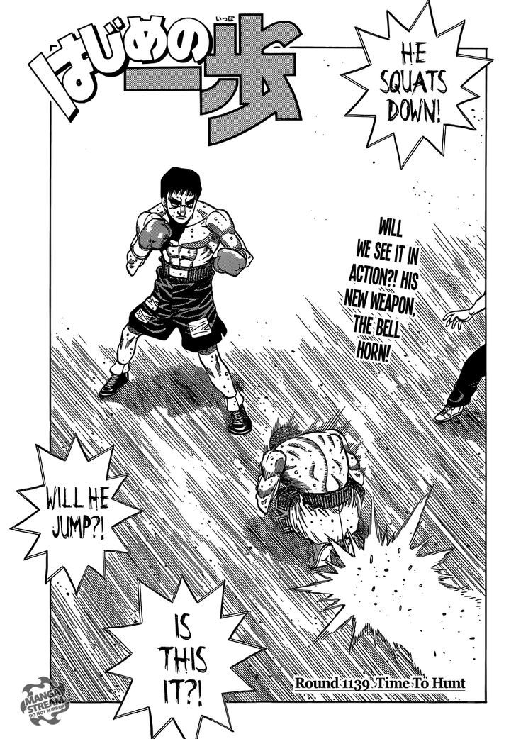 Hajime no Ippo Chapter 1139 page 1 - Chapter 1139 : Time To Hunt