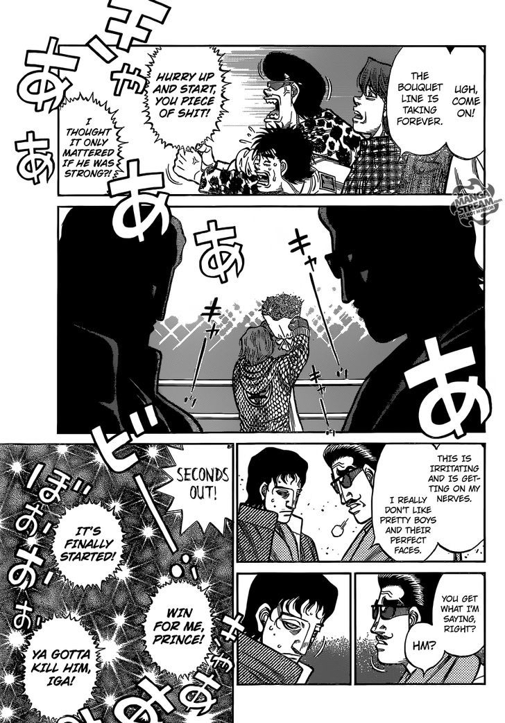 Hajime no Ippo Chapter 1140 page 14 - Chapter 1140 : Iga vs. Oushima