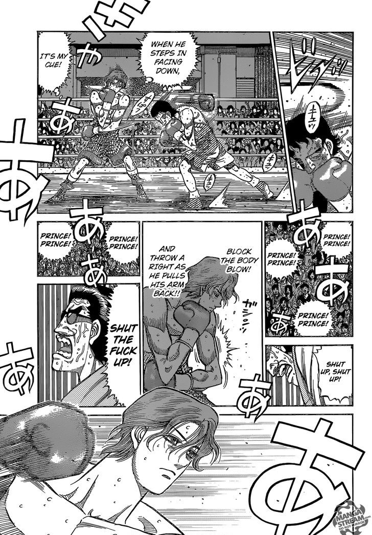 Hajime no Ippo Chapter 1142 page 10 - Chapter 1142 : Iga's Irritation