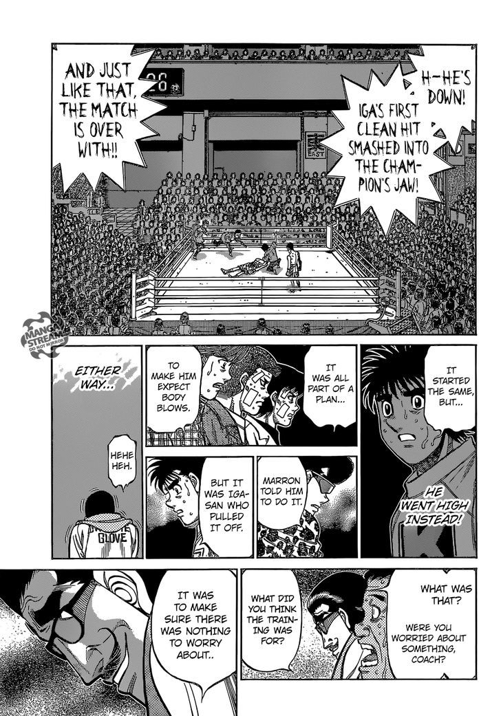 Hajime no Ippo Chapter 1142 page 12 - Chapter 1142 : Iga's Irritation