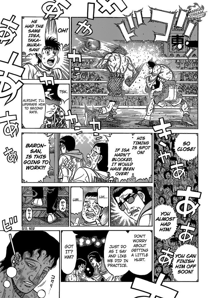 Hajime no Ippo Chapter 1142 page 4 - Chapter 1142 : Iga's Irritation
