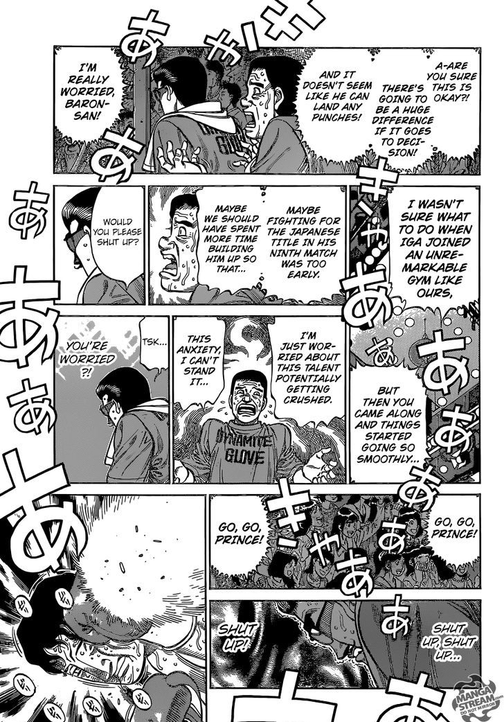 Hajime no Ippo Chapter 1142 page 6 - Chapter 1142 : Iga's Irritation