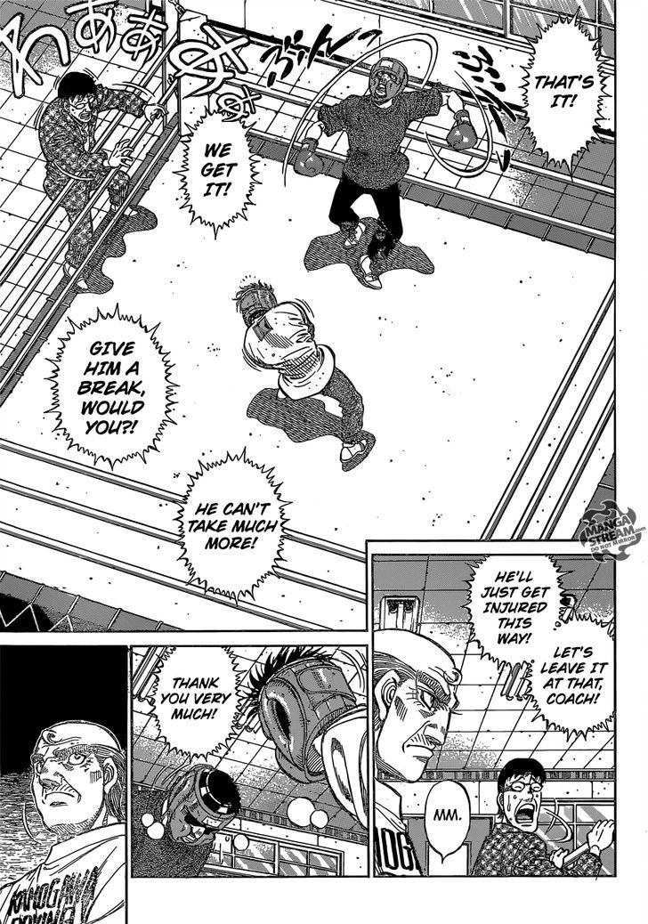 Hajime no Ippo Chapter 1145 page 15 - Chapter 1145 : The Budding New Attack